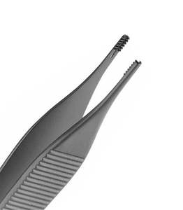 Pinzas de Punta dentada Adson de acero inoxidable Manual 2025 más vendidas, fórceps de tejido de 15cm, instrumentos quirúrgicos para cirugía General - Product Image 1
