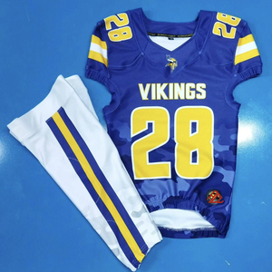 Vêtements de football américain en polyester Vêtements de football américain Uniforme de football américain sublimé - Product Image 3