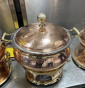 Chafing Dish Tradicional Indio de Acero Inoxidable, Hecho a Mano, Clásico y de Lujo, con Capacidad de 150L para Servicio de Buffet - Product Image 2