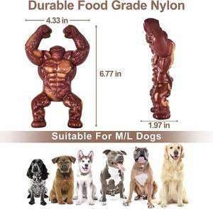 Jouets pour chiens extrêmes en nylon de qualité alimentaire aromatisés au vrai boeuf pour grands chiens - Product Image 4