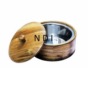 Servidor de alimentos de alta venta, acabado brillante para Hotel, restaurante, Catering, servidor de Chapati, olla, mesa de cena, servidor de alimentos - Product Image 4