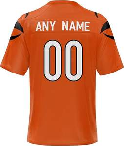 Maillot de football américain pour jeunes, confortable et respirant, uniforme d'entraînement et de jeu, motif vierge, technique de sublimation, ensembles, style haut - Product Image 3