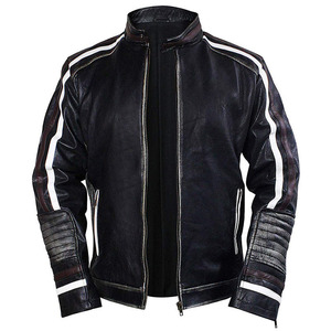 Chaqueta de cuero PU moda hombres primavera, otoño, cuello alto sólido chaqueta de moda para hombres ropa de invierno chaquetas cálidas - Product Image 2