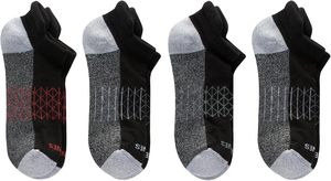 ถุงเท้ากีฬาสำหรับผู้ชายแบบแอคทีฟ4แพ็คคุนวมป้องกันส้นเท้าชุ่มชื้นไร้รอยต่อสวมใส่สบายสำหรับไลฟ์สไตล์ที่เคลื่อนไหว - Product Image 2