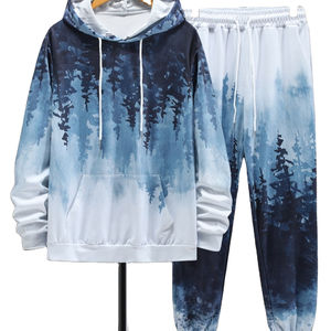 Survêtement à sublimation pour homme, lot de 2 pièces avec logo personnalisé, survêtement de qualité supérieure, survêtement à sublimation pour homme, vente en gros - Product Image 1