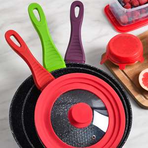 Set di 3 padelle 20/24/28 in alluminio forgiato, compatibili con l'induzione, collezione Jolie - Product Image 6