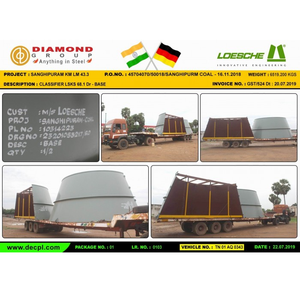 Solutions avancées de fabrication lourde pour classificateur LDC avec couvercle construit pour une haute précision et une durabilité industrielle - Product Image 2