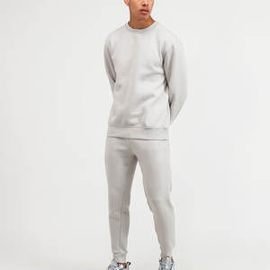 Ensembles 2 pièces personnalisables avec LOGO – Survêtements vintage unis coupe classique pour hommes – Tenues de sport décontractées avec sweats à capuche - Product Image 3