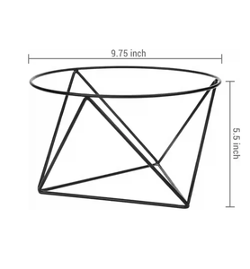 Soporte de pizza de metal de diseño único de alta calidad con restaurante de buena calidad Soporte de pizza de servicio recubierto de color negro precio barato - Product Image 3