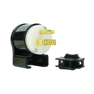Enchufe Eléctrico de Ángulo Recto Hubbell Compatible con J-810 NEMA 5-15 15A 125V, Herramientas de Alta Resistencia, Protección IP20, UL498 para - Product Image 2