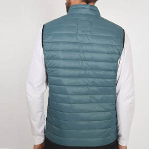 Chaleco acolchado de alta calidad para hombre Diseño único para invierno Color sólido Precio bajo - Product Image 3