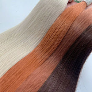 Prix de gros Extensions de cheveux en vrac Cheveux humains Double noyade 100 grammes Couleurs claires 30 pouces - Product Image 1