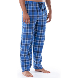 Pantalon en flanelle décontracté léger à cordon de serrage pour homme avec impression de logo personnalisée, respirant et écologique - Product Image 2
