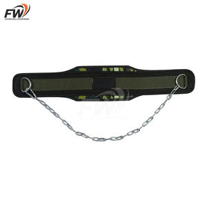 Cinturón de neopreno de alta calidad con cadena para levantamiento de pesas, entrenamiento, dominadas, soporte para cintura/spalda, antideslizante, ajustable y cómodo. - Product Image 4