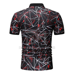 Polos de golf en sublimation imprimée avec logo personnalisé Polos de golf en sublimation élégants fabriqués avec les meilleurs matériaux vendus en gros - Product Image 2