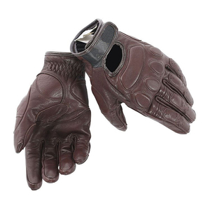 Gants de course en cuir noir véritable pour hommes et femmes hiver et été équipement de protection de moto pour route OEM prix bon marché - Product Image 6