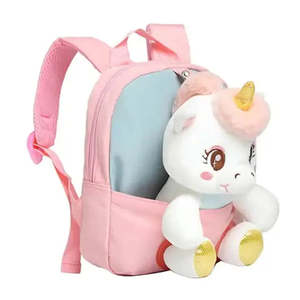 Mochila de Peluche Petite Licorne para Niñas, Bolsa Escolar con Diseño de Unicornio Adorable - Product Image 6