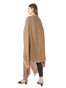 2024 Latest Custom Logo Embroidered Pashmina Cashmere Shawl <b>Scarf</b> High Quality Solid Pattern Long Winter Ethnic <b>Women</b> Hijab - Product Image 3