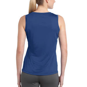 Camiseta sin mangas informal con cuello en V transpirable True Navy Blue - Product Image 2