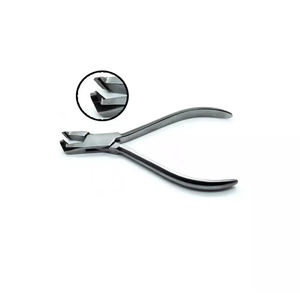 Pince de sécurité distale dentaire manuelle en acier inoxydable, coupe-fils à pointe TC, instruments orthodontiques de qualité professionnelle - Product Image 4