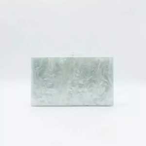 Pochette de soirée multicolore pour femme, en résine, avec perles, plaqué or, luxe, papillon, charme solide, ensemble de pochettes pour mariage - Product Image 2