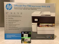 Printer All-In-One Dupleks Wi-Fi Format Lebar OfficeJet 7740 dengan ADF