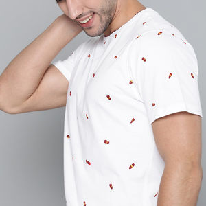 Camisetas de Hombre Lisas de Alta Calidad, Camisetas de Algodón con Cuello Redondo, Transpirables, con Logotipo OEM al por Mayor - Product Image 5