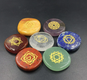 Juego de 7 Chakras de la mejor calidad, piedra curativa con caja de madera, venta al por mayor, juego de Chakras con caja de madera, juego de Chakras de la mejor calidad - Product Image 2