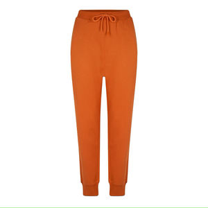 Ensemble de survêtement pour femme personnalisé par le fabricant, coupe ajustée, sweat-shirt à fermeture éclair, pantalon de survêtement ample à jambes larges, gris décontracté pour l'hiver - Product Image 4