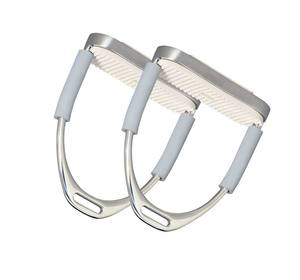 Nouvel arrivage d'étriers de cheval sautant en acier inoxydable léger réglable poignée de sécurité usine OEM exportation - Product Image 3