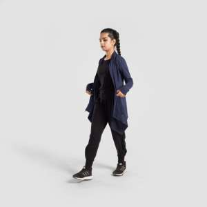 Regular Fit Modest Wrap in Navy Sportswear for Modesty - Product Image 4