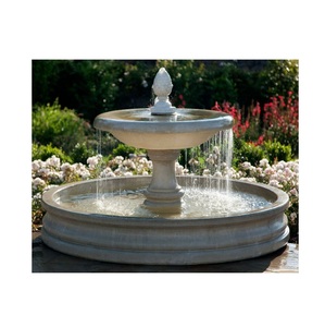 Antique Style Marble Water <b>Fountain</b> with Intricate Detailing <b>for</b> Villa Courtyard Patio and <b>Outdoor</b> Landscape Decoration - Product Image 6