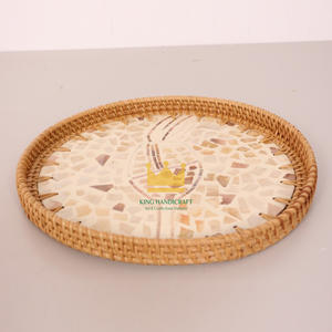 Nouveau design plateau en nacre plateau de service cadeau plateau en nacre pour la décoration intérieure prix bon marché du Vietnam - Product Image 5