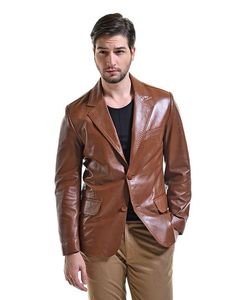 เสื้อแจ็กเก็ตหนังออกแบบโลโก้ได้ตามต้องการ - Product Image 1