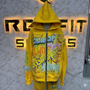 Sudadera con Capucha y Cremallera de Diseño Nuevo a Demanda del Cliente, Chaqueta con Cremallera y Pedrería, Lavado Ácido, Sudadera de Forro Polar para Hombre, Estilo Urbano - Product Image 4