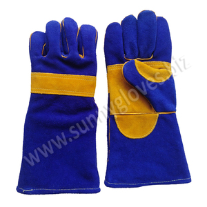 Gants de soudage en cuir industriel, résistants à la chaleur, gants de sécurité pour le soudage MIG TIG ARC - Product Image 3