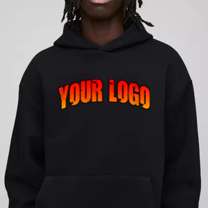 เสื้อฮู้ดผู้ชายคุณภาพสูงสุด กำลังเป็นที่นิยม สไตล์สตรีทแวร์ ผ้าฝ้ายฟลีซ 100% เนื้อหนา พิมพ์ลายดิจิทัล ทรงโอเวอร์ไซส์ - Product Image 4