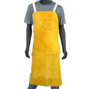 Cow Leather Welding protective apron leather Fire Proof Safety protective apron / welders protective apron