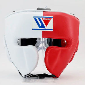 Équipement de protection de haute qualité, protège-tête réglable, logo personnalisé OEM, entraînement de sparring, boxe thaïlandaise, MMA, protège-tête - Product Image 1