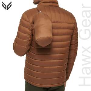 Vente en gros directe Pakistan Vestes rembourrées d'hiver pour hommes de haute qualité conçues sur mesure Col à capuche Tissu en toile Style High Street - Product Image 3