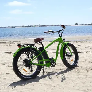 Multipurpose long range 48 v 500 w crusing electric bike for all terrain road with 48v 15Ah removable lithium battery