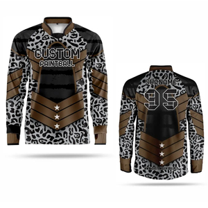 Top Designs Impreso Paintball Jersey Sublimación Ligero Suave y cómodo Paintball Jersey - Product Image 1