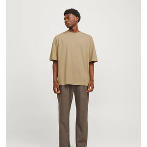 Camisetas de Hombre 100% Algodón, Alta Calidad, Ecológicas, Anti-Pilling, Moda, Corte Regular, Logotipo Personalizado, Lisas, Secado Rápido, OEM - Product Image 2