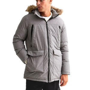 Veste parka rembourrée de haute qualité pour homme, taille plus, réversible, imperméable, col montant, écologique, respirante, saison hivernale - Product Image 1