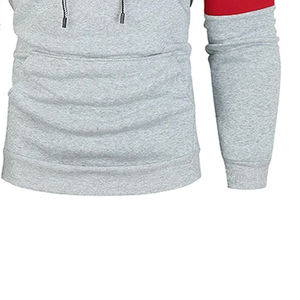 เสื้อฮู้ดดี้โอเวอร์ไซส์สำหรับผู้ชาย ผ้าคอตตอน 100% หนานุ่ม ย้อมสีเรียบ คุณภาพดีเยี่ยม - Product Image 5