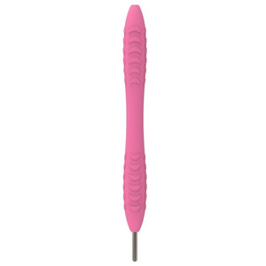 Miroir buccal ergonomique en silicone rose avec poignée texturée pour usage dentaire, opération manuelle, examen oral, classe 1, Pakistan - Product Image 1