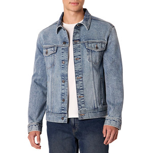 Nouvelle arrivée 2026 Veste en jean pour homme Service OEM de haute qualité Veste d'hiver Look décontracté Streetwear Veste en jean pour homme - Product Image 1
