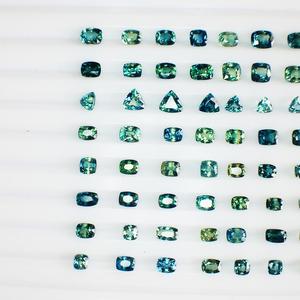 Zafiro verde azulado natural de calidad AAA calentado exclusivo de la mina Kanchanaburi, certificado IGI brillante y raro - Product Image 6