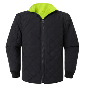 Vêtement de travail d'hiver imperméable haute visibilité personnalisé, softshell réfléchissant respirant de haute qualité, veste pour hommes, sécurité routière en extérieur - Product Image 5