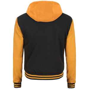 Veste universitaire personnalisée avec manches en cuir, patch logo, fabricant OEM, manteau d'hiver pour homme, veste d'hiver pour homme, vente en gros - Product Image 5